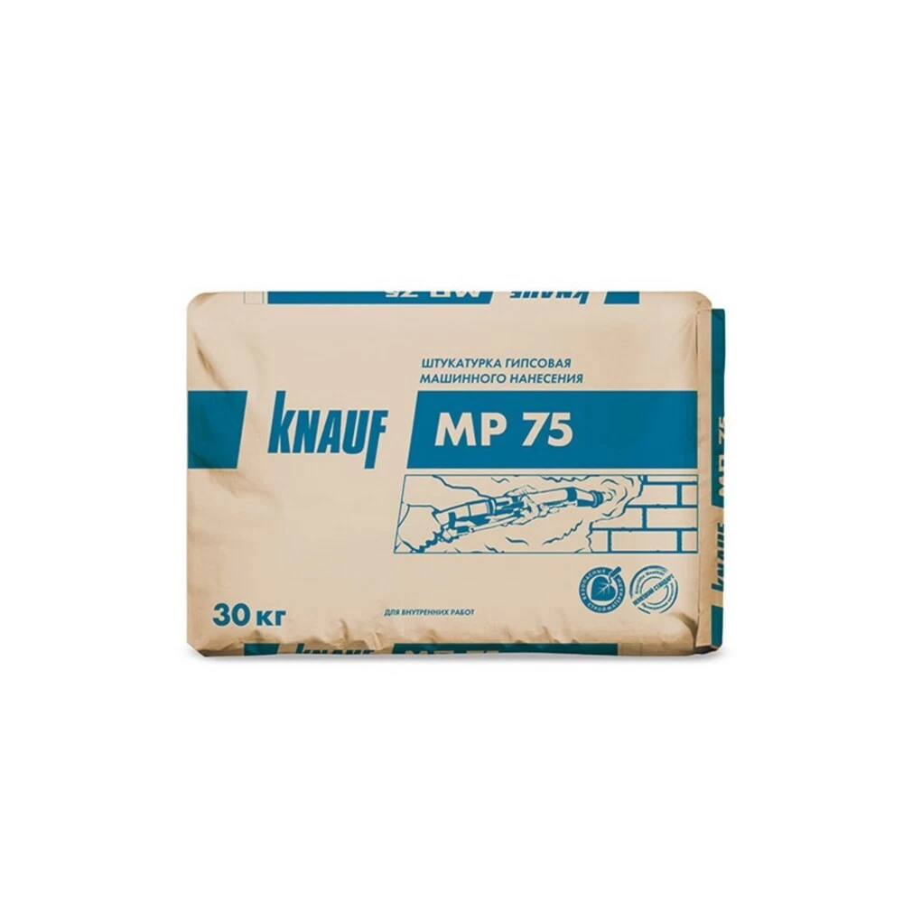 Штукатурка гипсовая Knauf МП 75 серая 30 кг