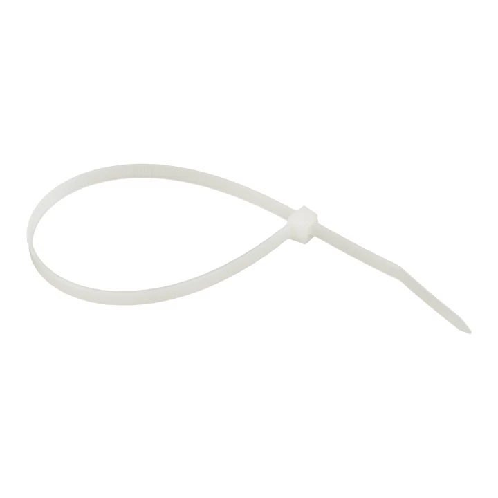 Стяжка кабельная EKF Basic 250х4,8 мм нейлоновая белая (100 шт.) (plc-c-4.8x250)