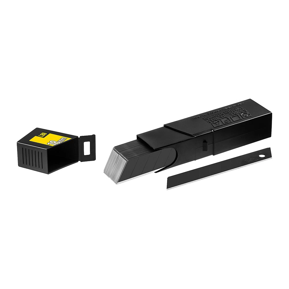 Лезвие для ножа Olfa Black Max 18 мм прямое (50 шт.)