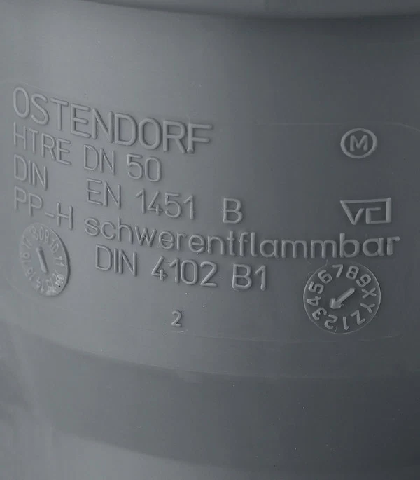 Ревизия Ostendorf HTRE d50 мм пластиковая для внутренней канализации (112600)