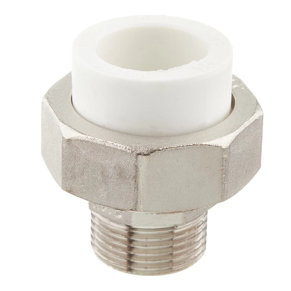 Муфта полипропиленовая Valtec разъемная (американка) 25 мм х 3/4 НР(ш) (VTp.761.0.02505)