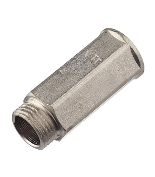 Удлинитель Valtec 50 мм х 1/2 ВР(г) х 1/2 НР(ш) латунный (VTr.197.N.0450)