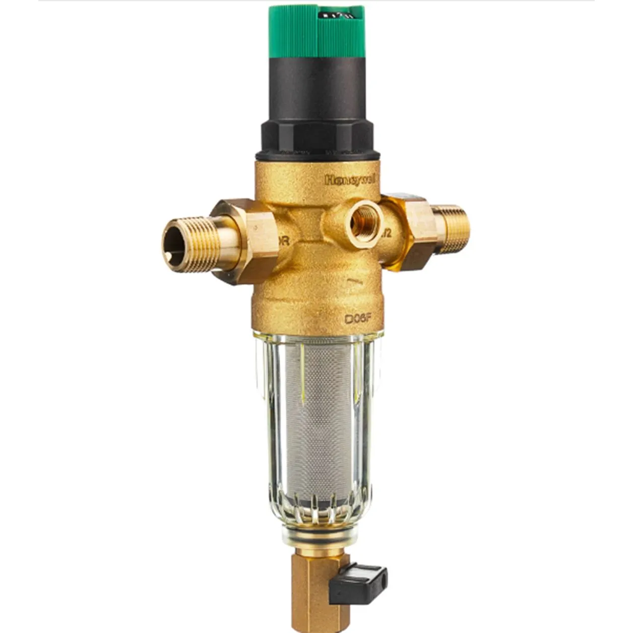 Фильтр сетчатый для холодной воды Honeywell Resideo Braukmann FK06 1/2 АА с редуктором